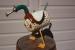 Chuck a Duck welded metal art sculpture